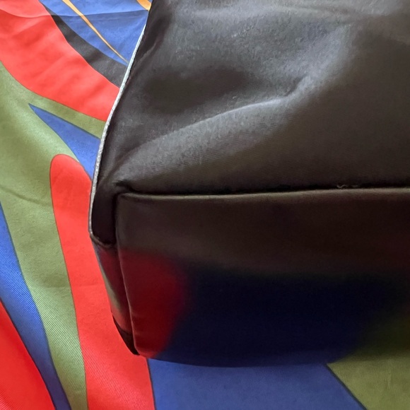 PRADA BAG SHOULDER BAG BLACK NYLON - Picture 11 of 16